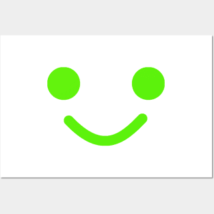 Smiling Minifig Face Posters and Art